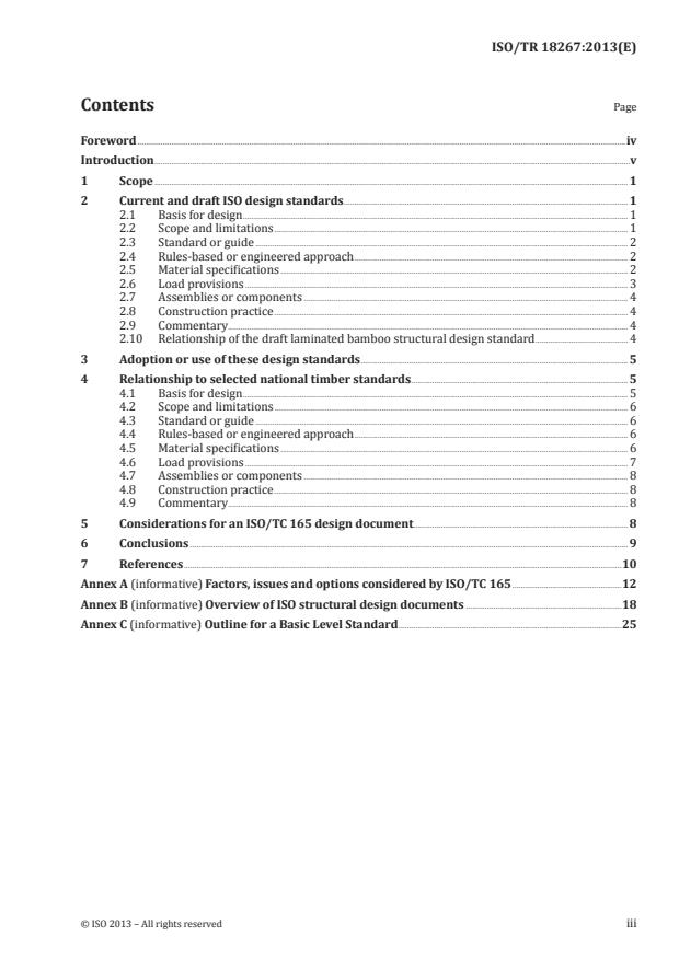 ISO/TR 18267:2013 - Timber structures -- Review of design standards