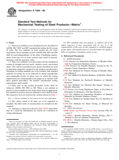 ASTM A1058-08 - Standard Test Methods for Mechanical Testing of Steel Products<span class='unicode'>—</span>Metric