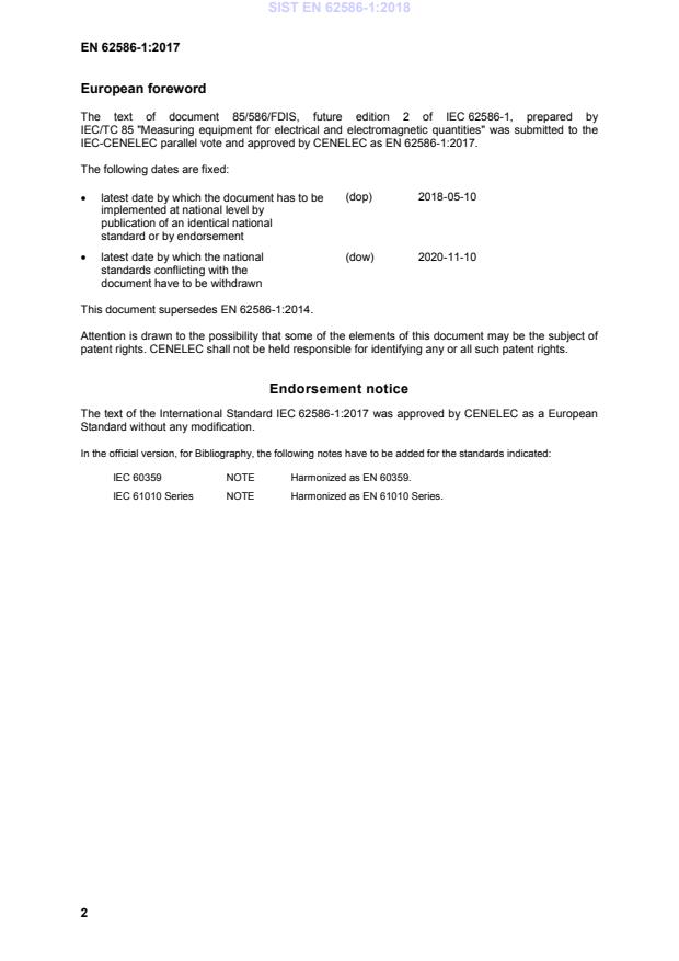 EN 62586-1:2017 EN 62586-1:2018 - Page 4 preview