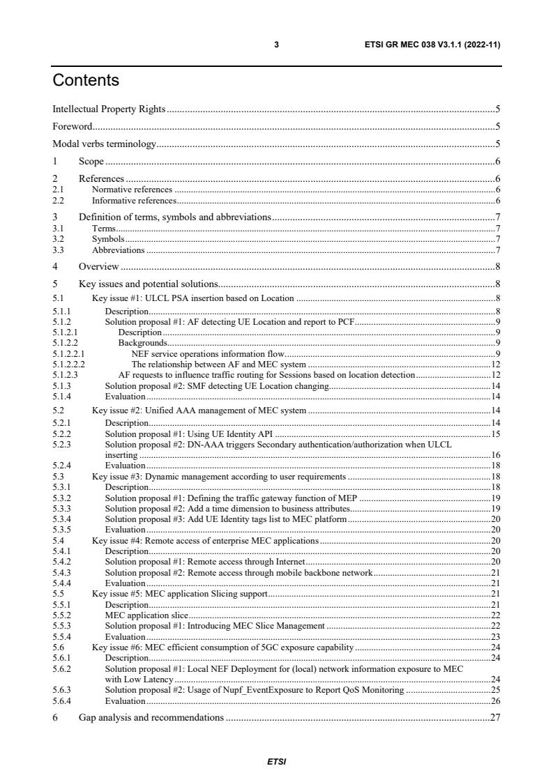 ETSI GR MEC 038 V3.1.1 (2022-11) - Multi-access Edge Computing (MEC); MEC in Park Enterprises deployment scenario