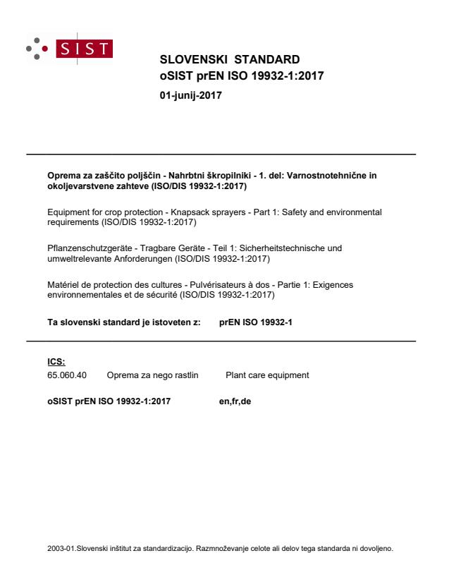 prEN ISO 19932-1:2017
