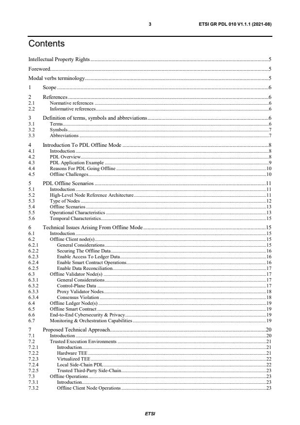 ETSI GR PDL 010 V1.1.1 (2021-08) - PDL Operations in Offline Mode