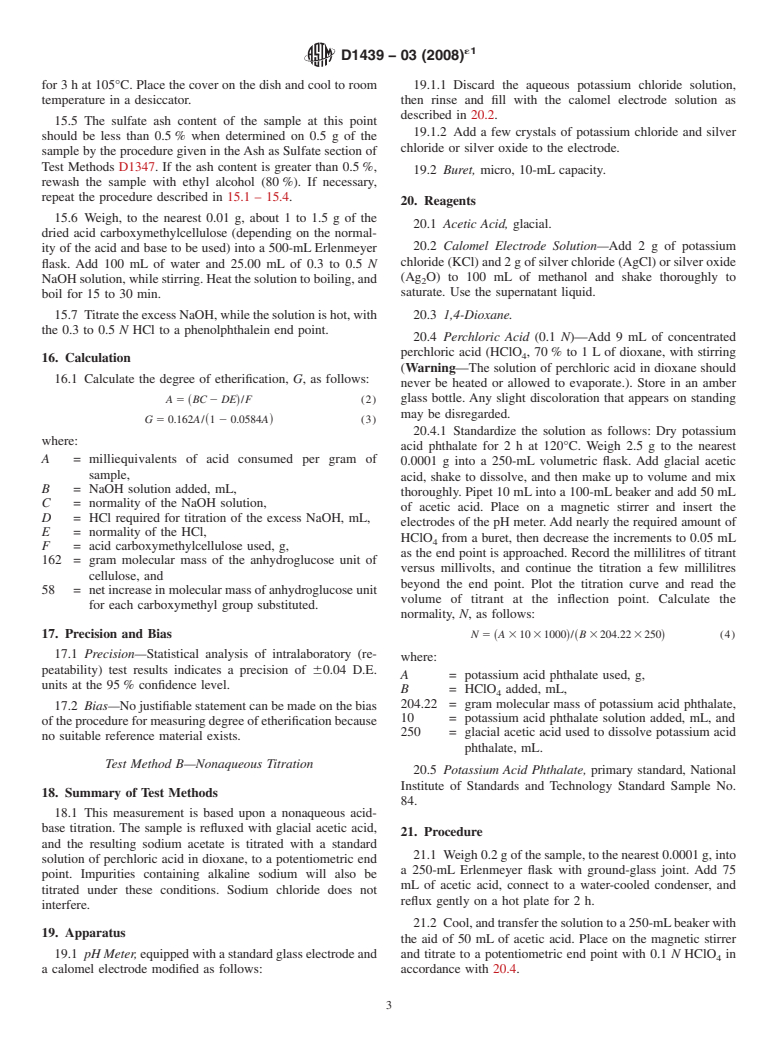 ASTM D1439-03(2008)e1 - Standard Test Methods for  Sodium Carboxymethylcellulose