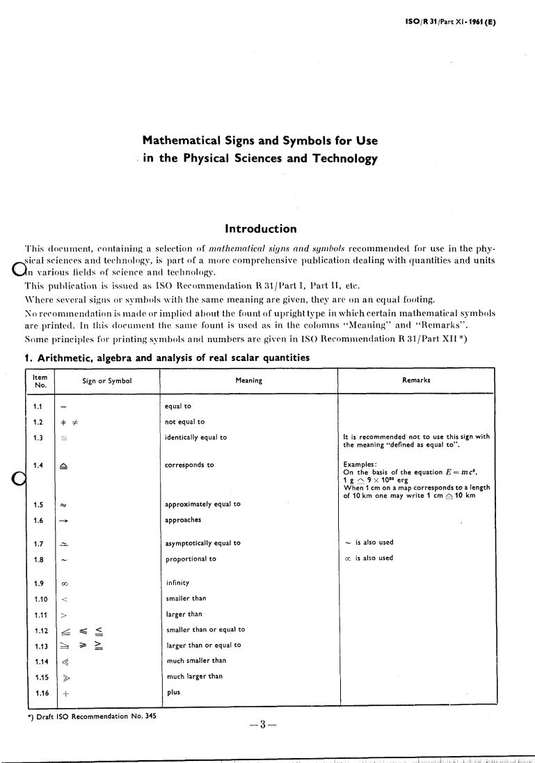 ISO/R 31-11:1961 - Title missing - Legacy paper document
Released:1/1/1961