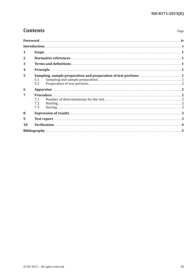 ISO 8371:2015 ISO 8371:2015 - Iron ores for blast furnace feedstocks — Determination of the decrepitation index
Released:8/5/2015