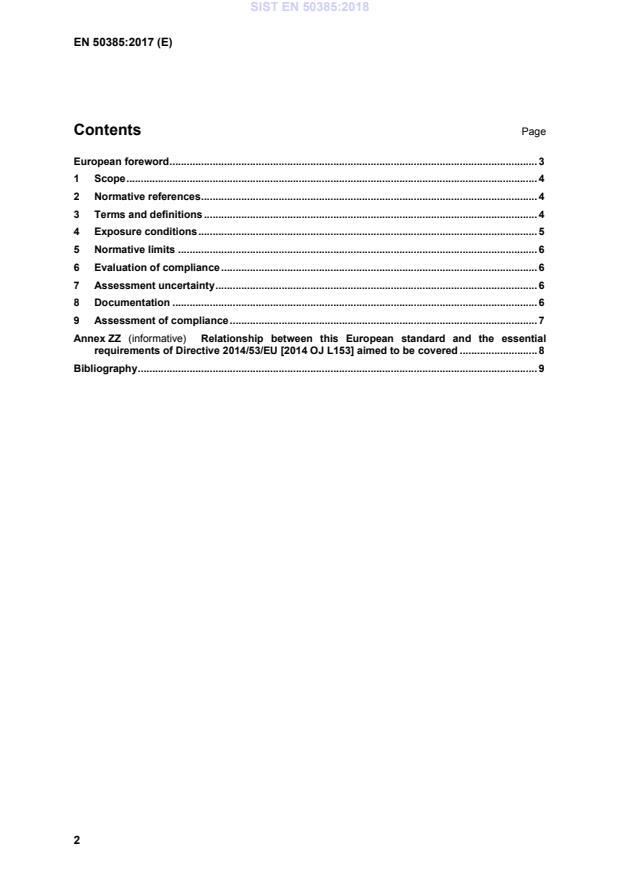 EN 50385:2017 EN 50385:2018 - Page 4 preview