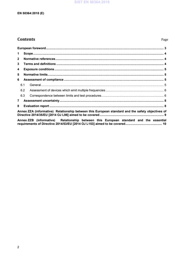 EN 50364:2018 EN 50364:2018 - Page 4 preview