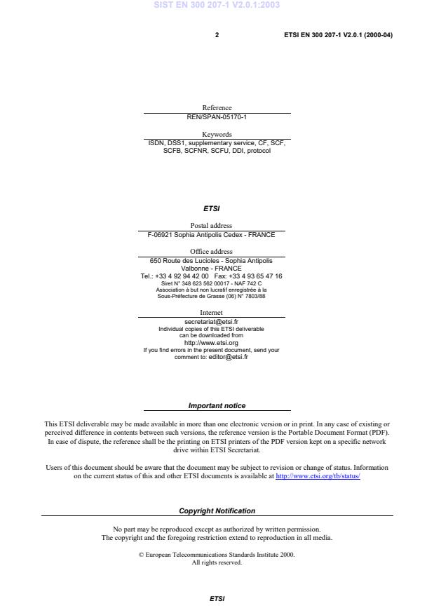 SIST EN 300 207-1 V2.0.1:2003 SIST EN 300 207-1 V2.0.1:2003 - Page 4 preview
