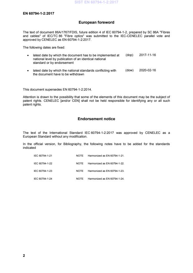 EN 60794-1-2:2017 EN 60794-1-2:2017 - Page 4 preview