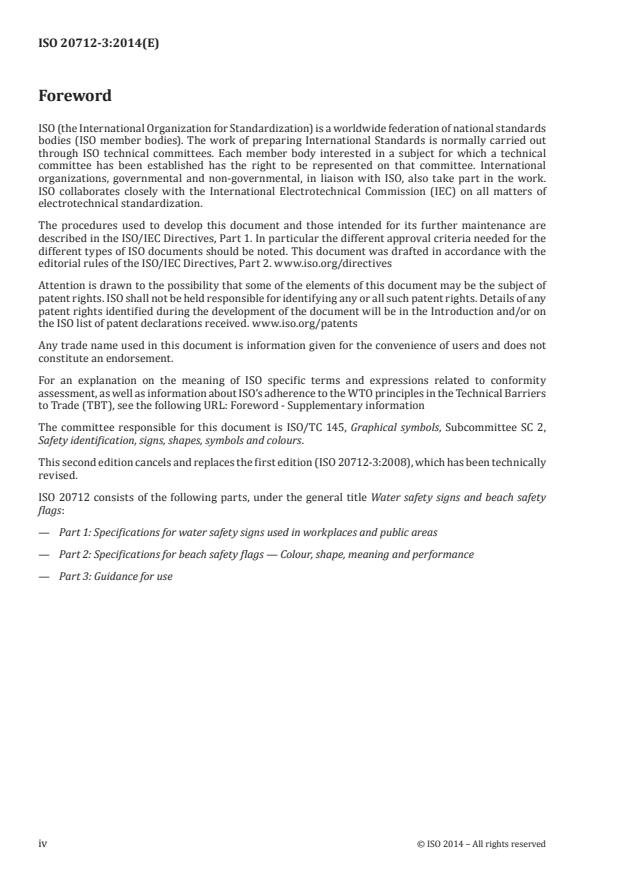 ISO 20712-3:2014 ISO 20712-3:2014 - Water safety signs and beach safety flags - Page 4 preview