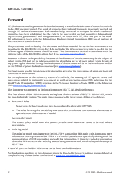 ISO 13606-4:2019 - Health informatics — Electronic health record communication — Part 4: Security
Released:6/7/2019 - Page 4 preview