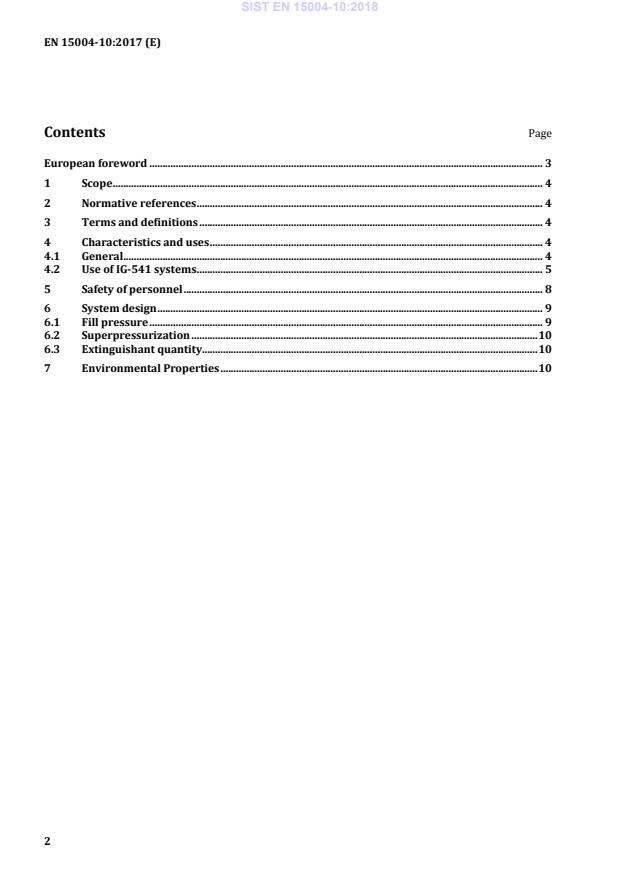 EN 15004-10:2017 EN 15004-10:2018 - Page 4 preview