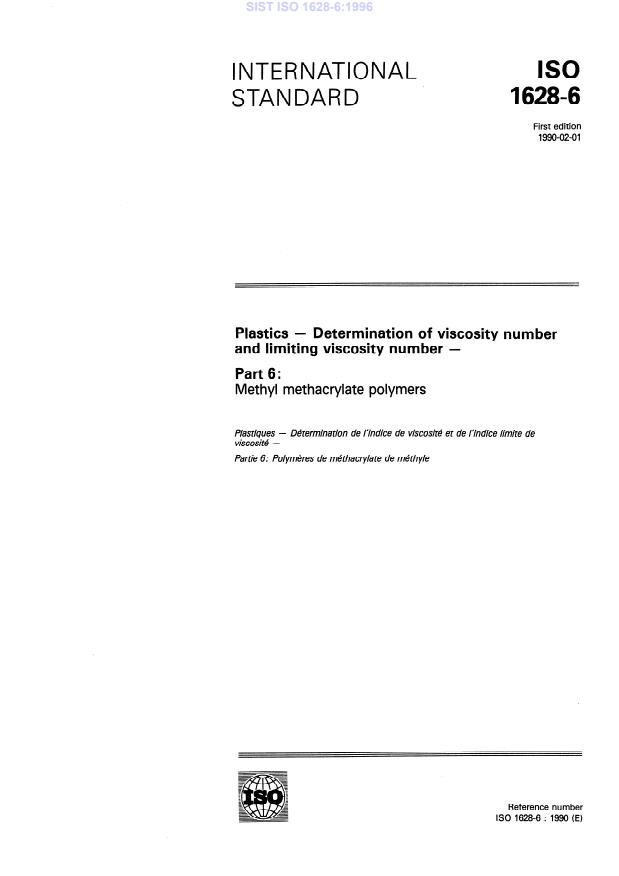 ISO 1628-6:1990 ISO 1628-6:1996 - Page 3 preview