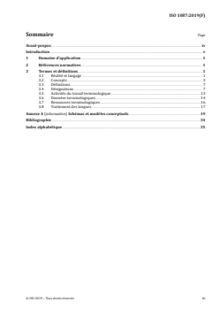 ISO 1087:2019 ISO 1087:2019 - Travail terminologique et science de la terminologie — Vocabulaire
Released:24. 09. 2019 - Page 3 preview