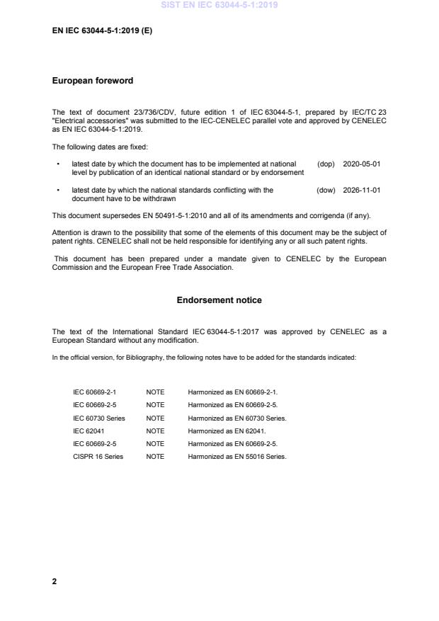 SIST EN IEC 63044-5-1:2019 SIST EN IEC 63044-5-1:2019 - BARVE - Page 4 preview