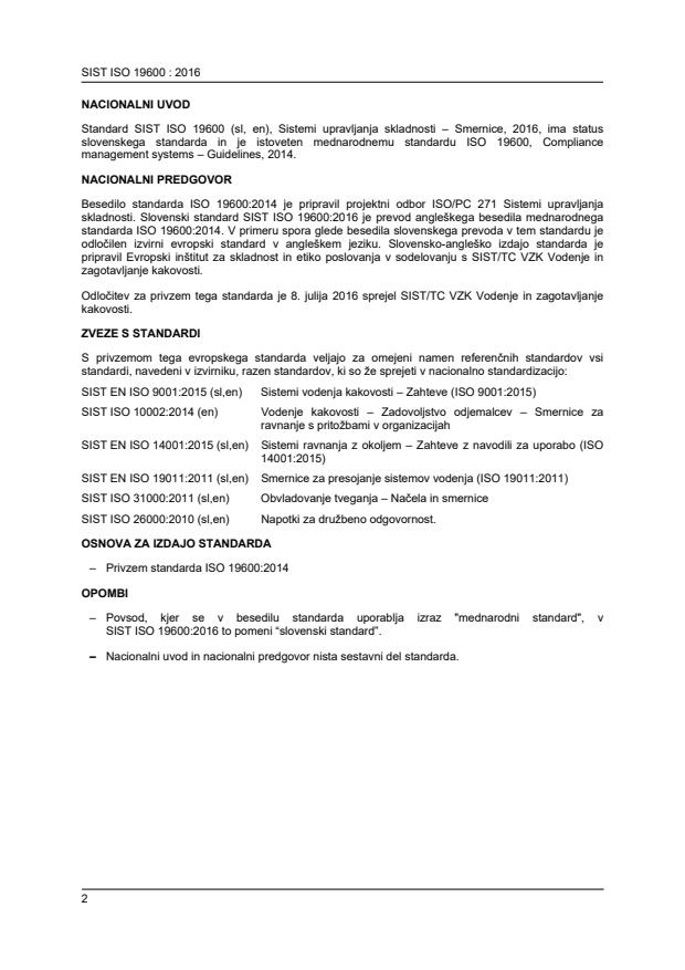 ISO 19600:2014 ISO 19600:2016 - Page 2 preview