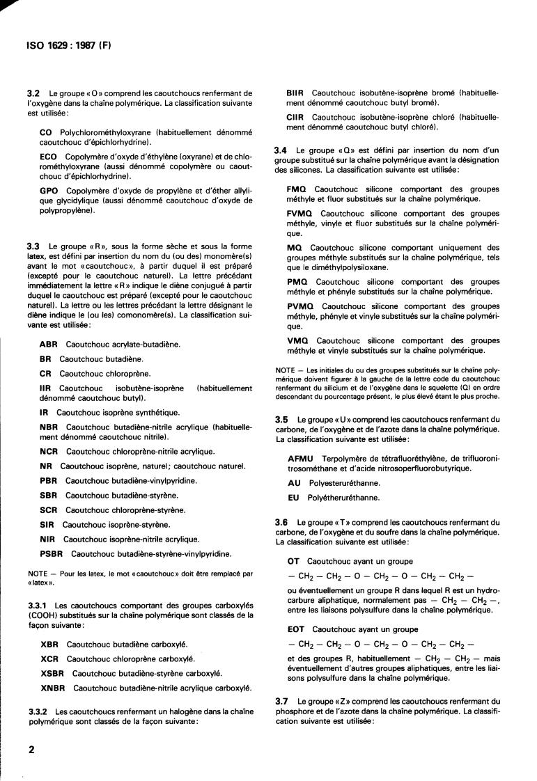 ISO 1629:1987 ISO 1629:1987 - Rubber and latices — Nomenclature
Released:11/19/1987 - Page 4 preview