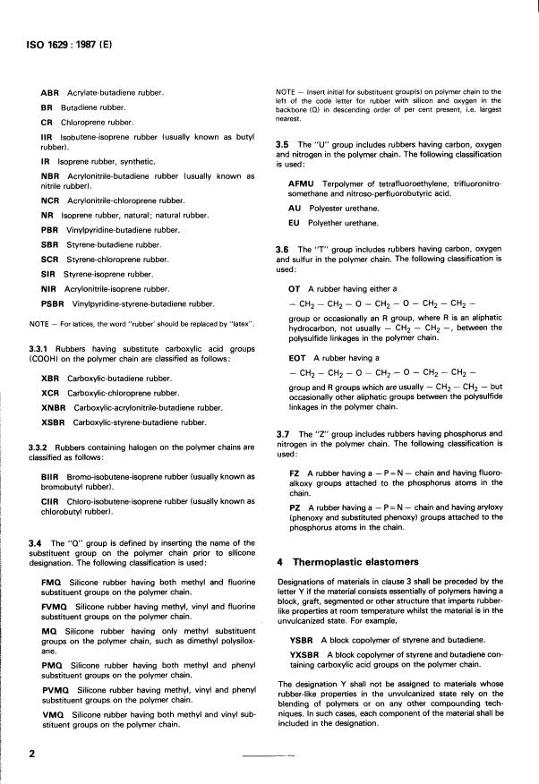 ISO 1629:1987 ISO 1629:1987 - Rubber and latices -- Nomenclature - Page 4 preview