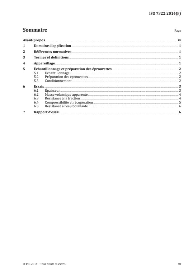ISO 7322:2014 - Aggloméré composé de liege -- Méthodes d'essai