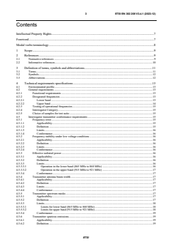 SIST EN 302 208 V3.4.1:2024 ETSI EN 302 208 V3.4.1 (2023-12) - Radio Frequency Identification Equipment operating in the band 865 MHz to 868 MHz with power levels up to 2 W and in the band 915 MHz to 921 MHz with power levels up to 4 W; Harmonised Standard for access to radio spectrum - Page 3 preview