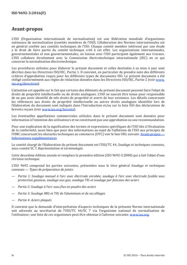 ISO 9692-3:2016 ISO 9692-3:2016 - Soudage et techniques connexes -- Types de préparation de joints - Page 4 preview