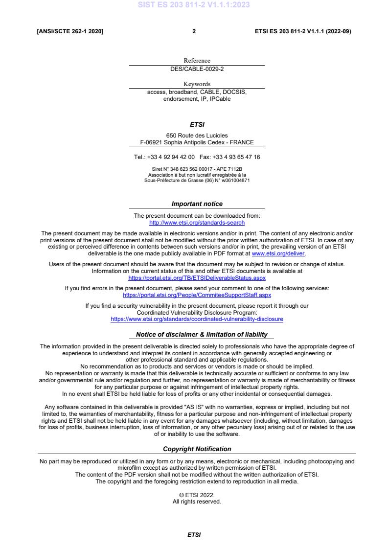 SIST ES 203 811-2 V1.1.1:2023 SIST ES 203 811-2 V1.1.1:2023 - Page 4 preview