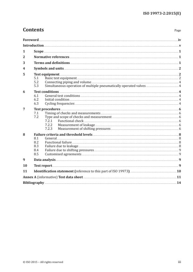 ISO 19973-2:2015 - Pneumatic fluid power -- Assessment of component reliability by testing