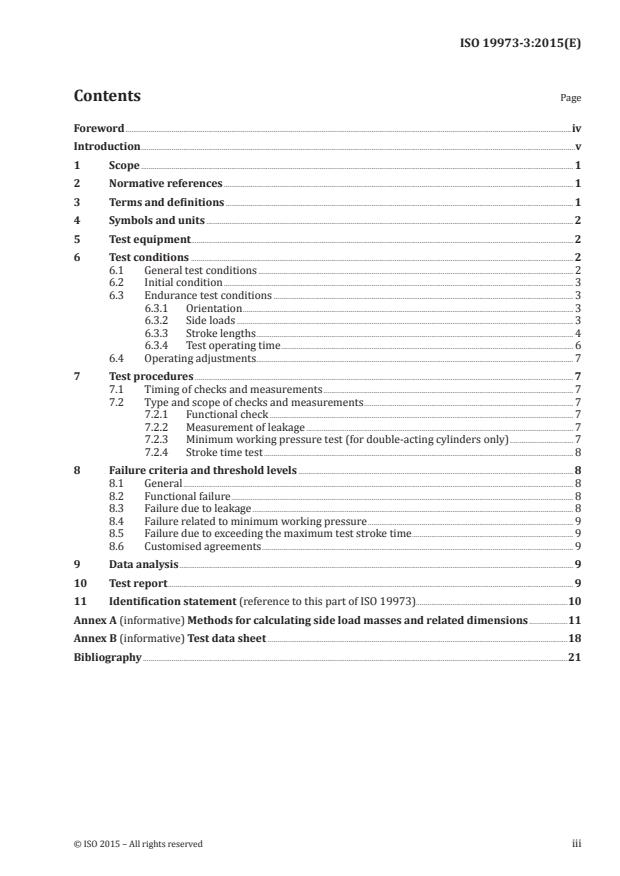 ISO 19973-3:2015 - Pneumatic fluid power -- Assessment of component reliability by testing