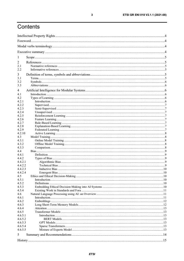 ETSI GR ENI 018 V2.1.1 (2021-08) - Experiential Networked Interlligence (ENI); Introduction to Artificial Intelligence Mechanisms for Modular Systems