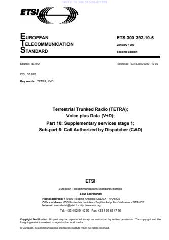 SIST ETS 300 392-10-6:1999 PSIST ETS 300 392-10-6:1999 - Page 3 preview