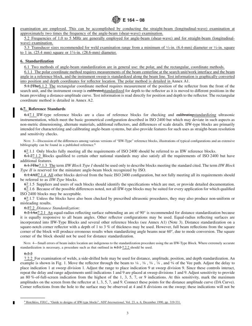 REDLINE ASTM E164-08 - Standard Practice for  Contact Ultrasonic Testing of Weldments