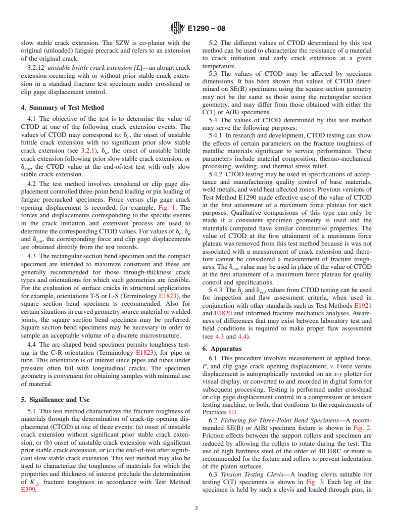 ASTM E1290-08 - Standard Test Method for Crack-Tip Opening Displacement ...