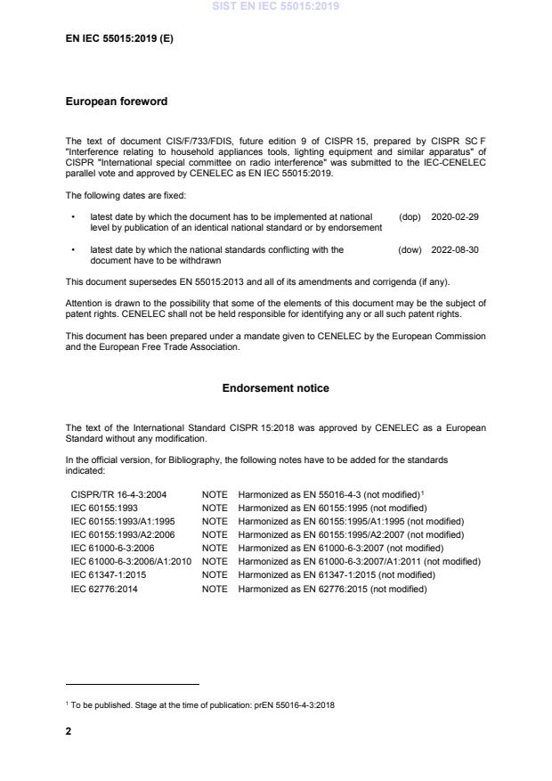 EN IEC 55015:2019 EN IEC 55015:2019 - BARVE - Page 4 preview