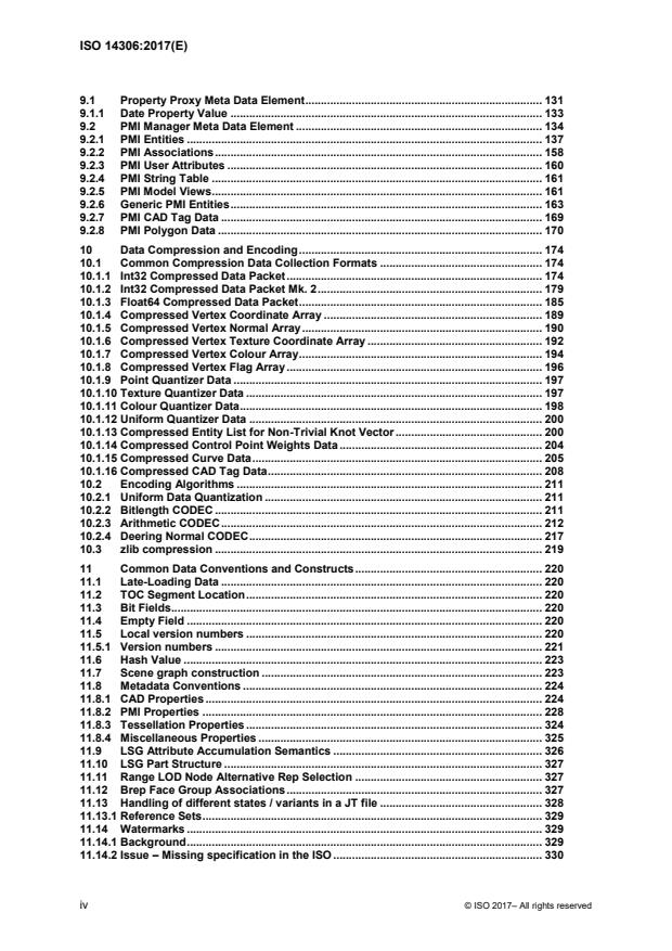 ISO 14306:2017 ISO 14306:2017 - Industrial automation systems and integration -- JT file format specification for 3D visualization - Page 4 preview