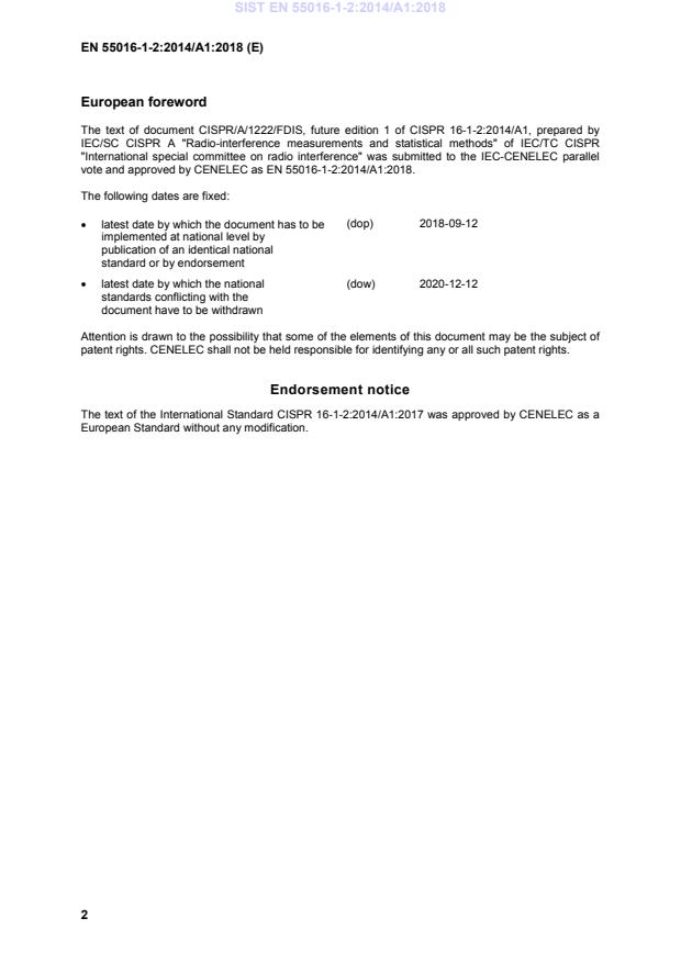 EN 55016-1-2:2014/A1:2018 EN 55016-1-2:2014/A1:2018 - Page 4 preview