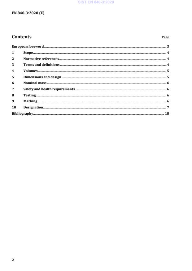 EN 840-3:2020 EN 840-3:2020 - Page 4 preview