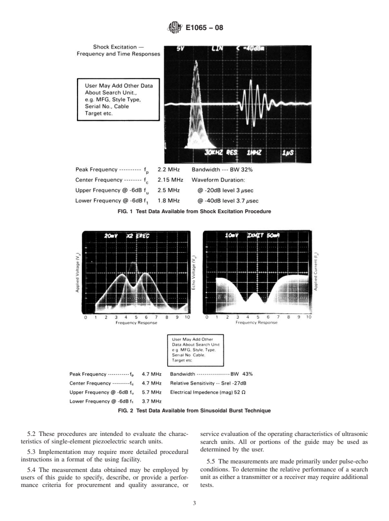 ASTM E1065-08 - Standard Guide for  Evaluating Characteristics of Ultrasonic Search Units