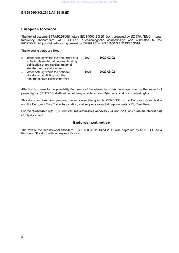 EN 61000-3-3:2013/A1:2019 EN 61000-3-3:2014/A1:2019 - Page 4 preview