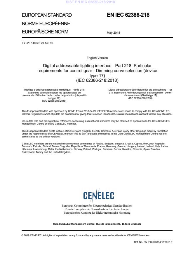 EN IEC 62836-218:2018 - BARVE