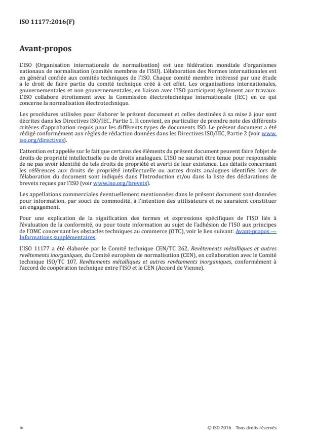 ISO 11177:2016 ISO 11177:2016 - Émaux vitrifiés -- Robinetterie émaillée à l'intérieur et à l'extérieur et raccords de tuyauterie pour conduites forcées destinées à l'alimentation en eau non traitée et en eau potable -- Exigences de qualité et essais - Page 4 preview