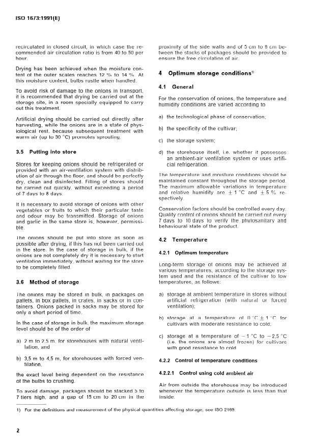 ISO 1673:1991 ISO 1673:1991 - Onions -- Guide to storage - Page 4 preview