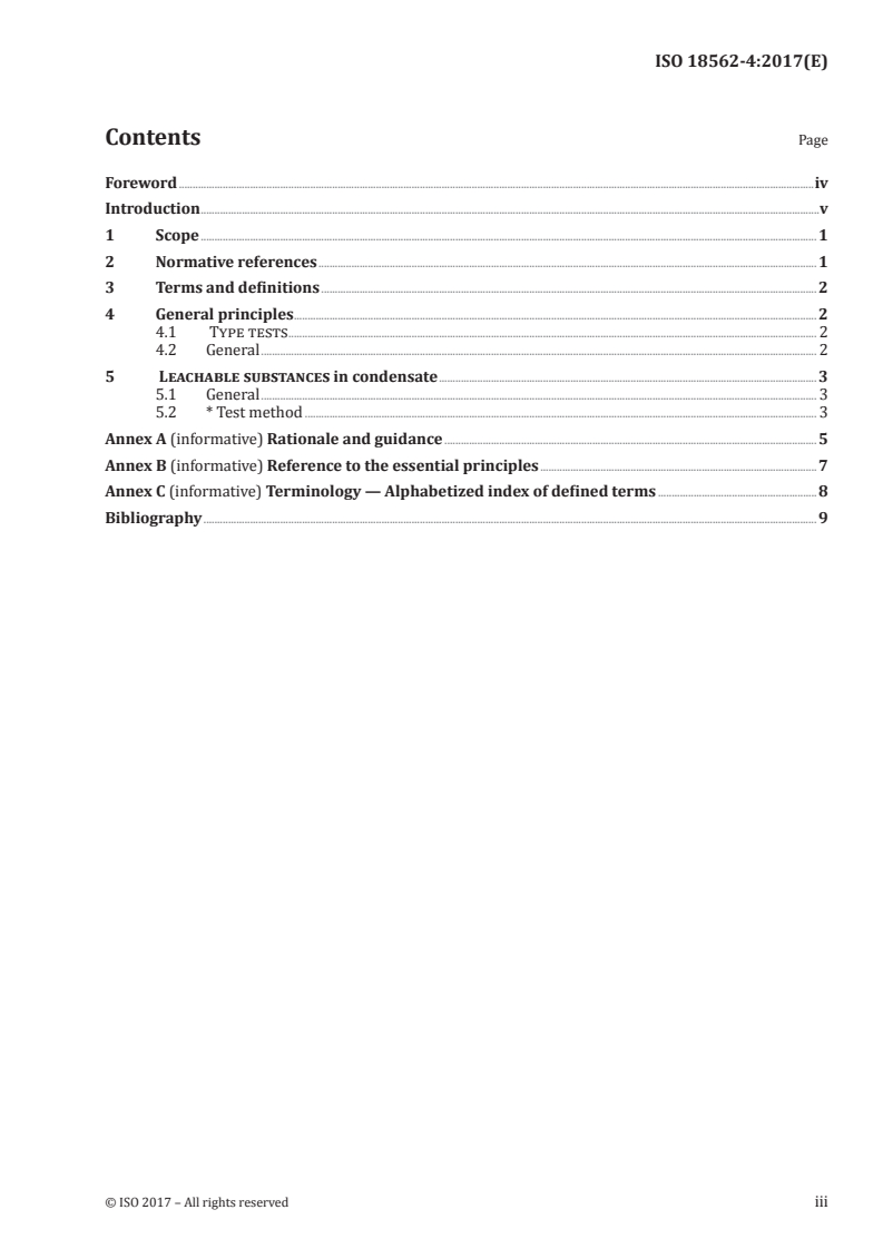 ISO 18562-4:2017 - Biocompatibility evaluation of breathing gas pathways in healthcare applications — Part 4: Tests for leachables in condensate
Released:3/13/2017