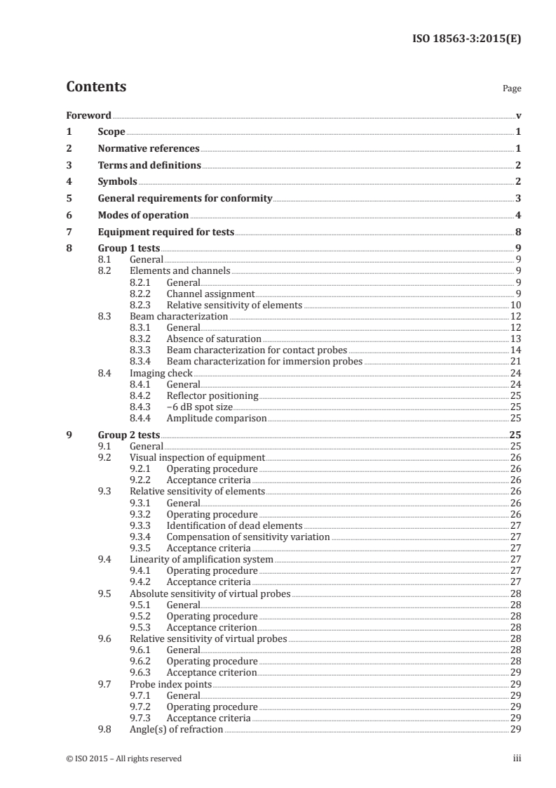 ISO 18563-3:2015 - Non-destructive testing — Characterization and verification of ultrasonic phased array equipment — Part 3: Combined systems
Released:12/8/2015