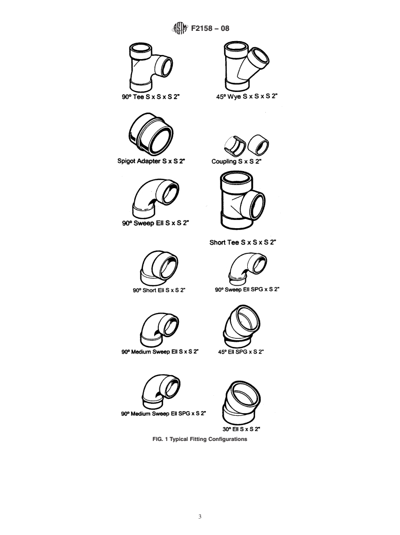 ASTM F2158-08 - Standard Specification for Residential Central-Vacuum Tube and Fittings