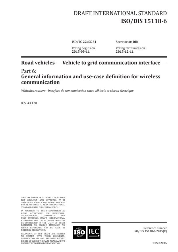 ISO/DIS 15118-6