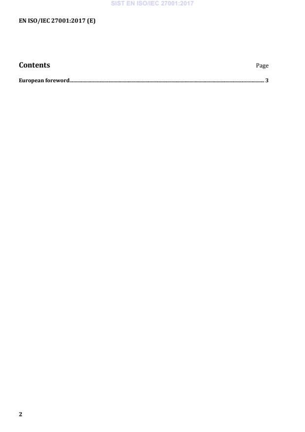 SIST EN ISO/IEC 27001:2017 SIST EN ISO/IEC 27001:2017 (EN) - Page 4 preview