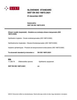 EN ISO 16672:2021 - Page 1 preview