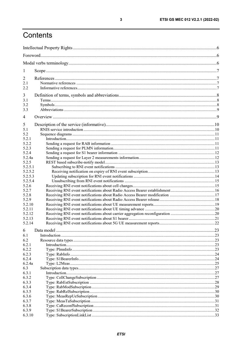 ETSI GS MEC 012 V2.2.1 (2022-02) - Multi-access Edge Computing (MEC); Radio Network Information API