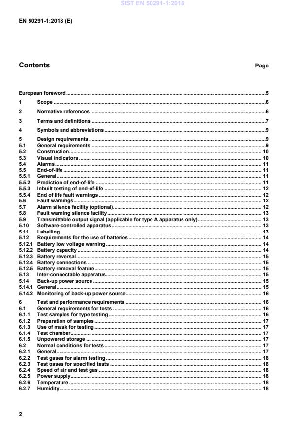 SIST EN 50291-1:2018 SIST EN 50291-1:2018 - Page 4 preview