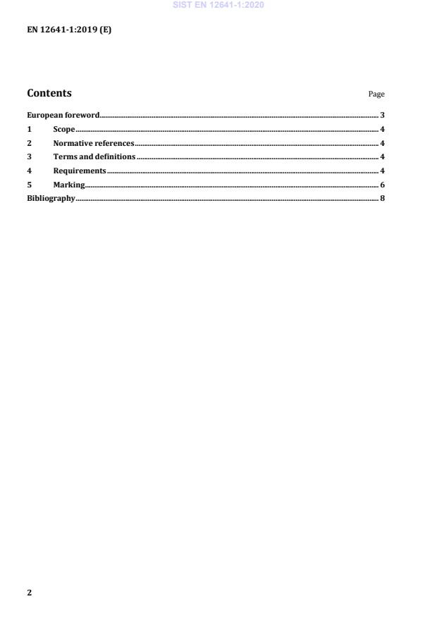SIST EN 12641-1:2020 SIST EN 12641-1:2020 - Page 4 preview